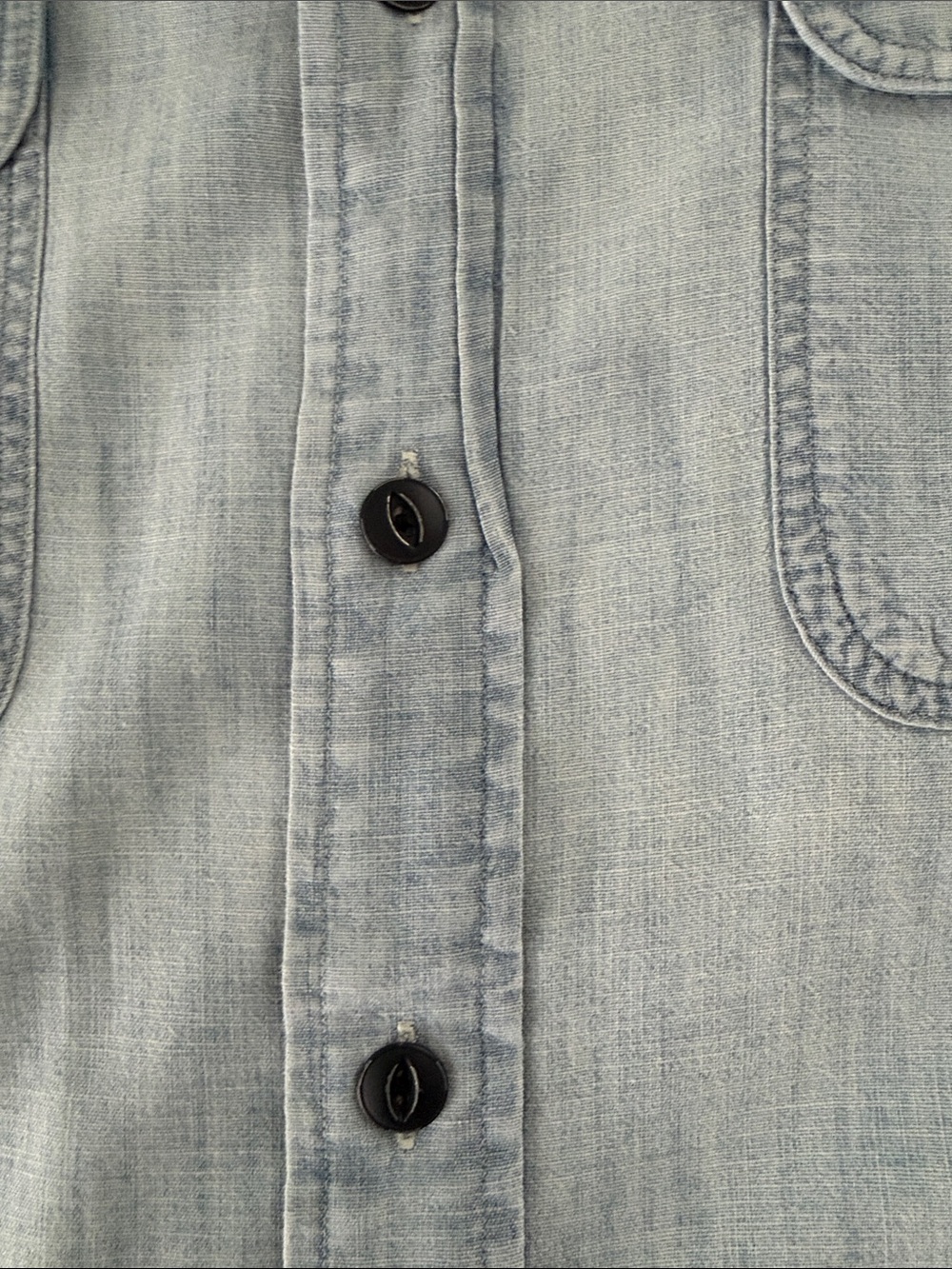 Vintage Polo Ralph Lauren Home Of The Brave Denim Shirt Embroidered Large Unisex - Picture 13 of 16